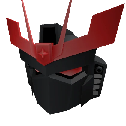 Evil Anime Robot Head