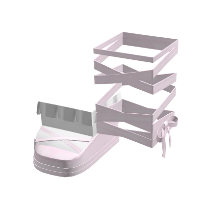 ♡꒰ angelic doll shoe + leg ribbons ꒱♡