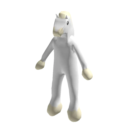 White Horse Full Body Suit/Costume