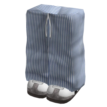 Aesthetic Blue Striped Pjs