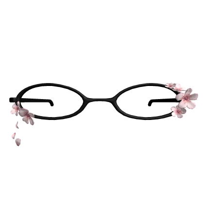 pink cherry blossom flower glasses ❀