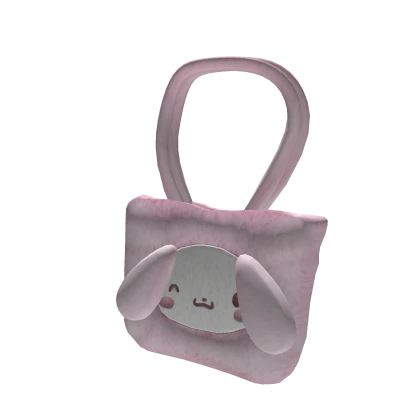 Baby Pink Bunny Tote Bag