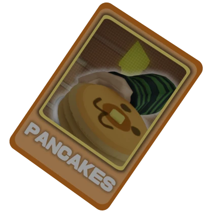 :3 Pancake Trading Card