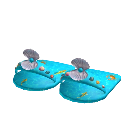 Mermaid shoes with Sea Shell and Pearl [3.0 Woman]