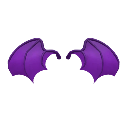 Purple Bat Wings