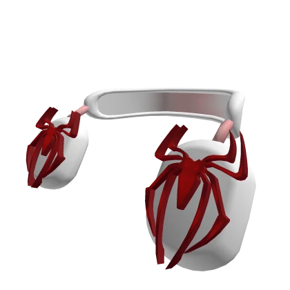 Casual Red Spider Headphones (WHITE)