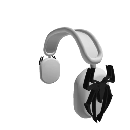 Black Spider Headphones (WHITE)