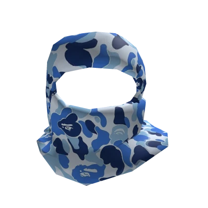 Blue Camo Shiesty Ski Mask 