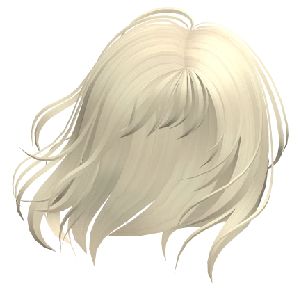 ♡ pastel blonde cute short soft windy hair