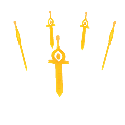 Glowing Yellow Sword Aura