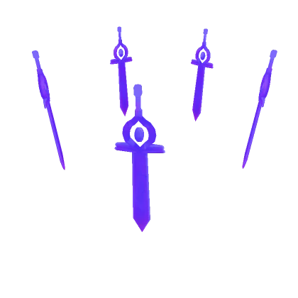 Glowing Purple Sword Aura