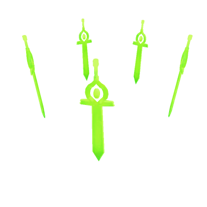 Glowing Green Sword Aura