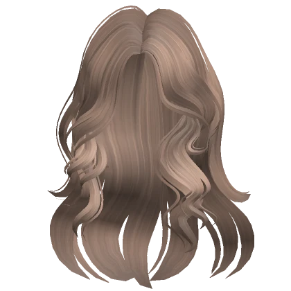 Wavy Flowy Loose Fluffy Hair (Milktea)