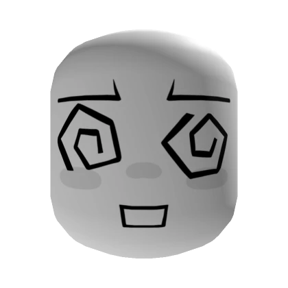 Confused Chibi Face [Institutional White]