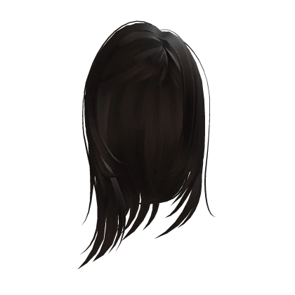 straight sleek anime hair brown