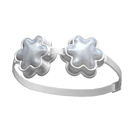 White Flower Goggles