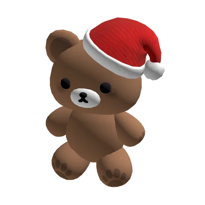 christmas bear plushie (holdable)