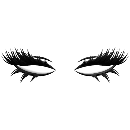 ♡ side eye lashes v2 (white liner)
