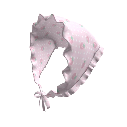 Igari pink strawberry cottage mori kei bandana