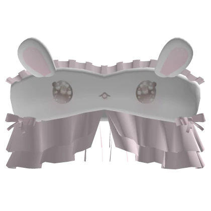 ۶ৎ | cutest doll white bunny bunni sparkly top >ᴗ<