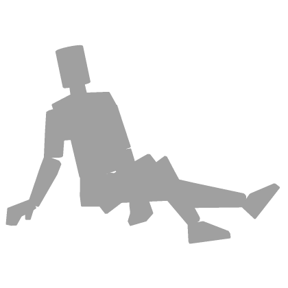 cute sitting idle pose