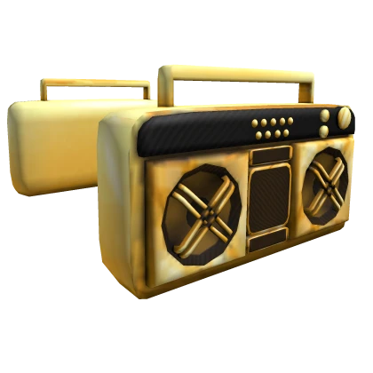[⌛ Cheap] Double Golden Boombox (Sounds UGC)