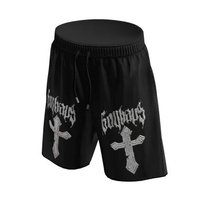 y2k Cross Streetwear Shorts