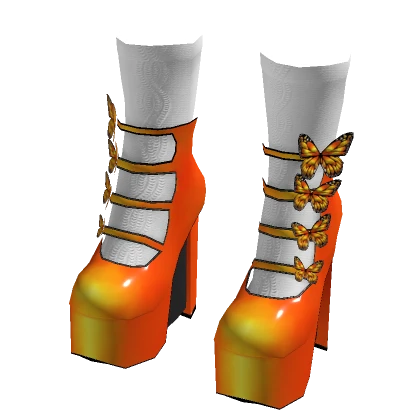 🍊 ☆ Butterfly Strap on Boots ☆