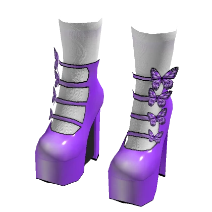 🍇 ☆ Butterfly Strap on Boots ☆