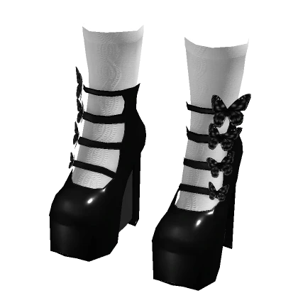 ⚫️ ☆ Butterfly Strap on Boots ☆