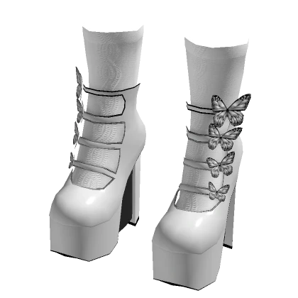 ⚪️ ☆ Butterfly Strap on Boots ☆