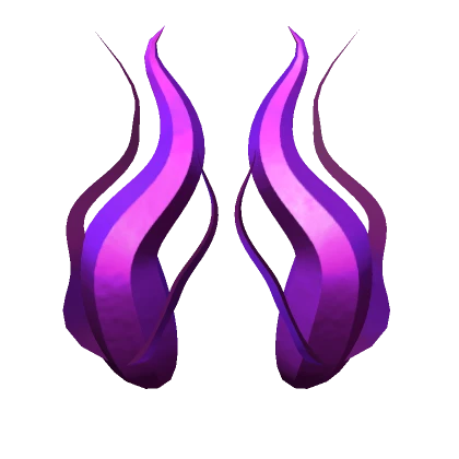 Violet Aqua Horns 