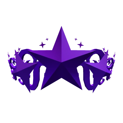 Purple Star Tiara Crown