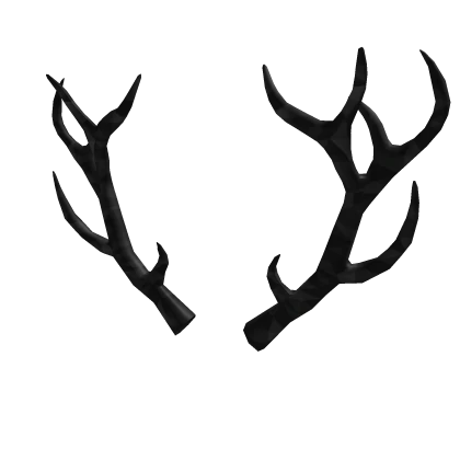 Black Sparkle Time Antlers