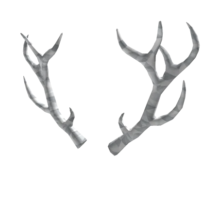 White Sparkle Time Antlers