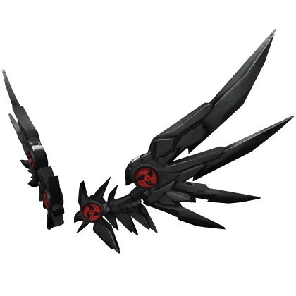 Cursed Wings: Black Uchiha Sharingan Wings