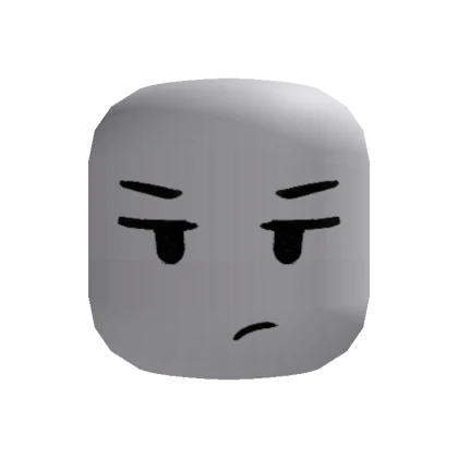 Upset Bothered Face (Recolorable)