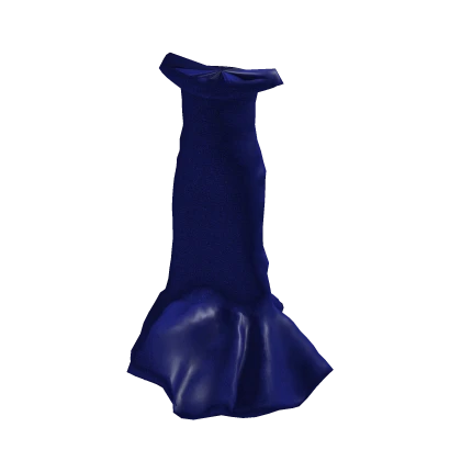 Luxurious Party Dress in Blue