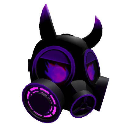 Purple Flame Gas Mask of Insanity