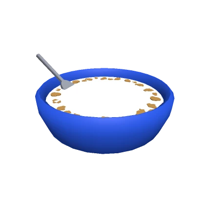 Blue Flakes Cereal Bowl