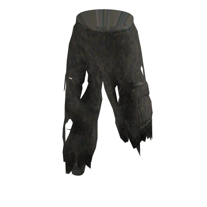 Tattered Military Army Pants - Muddy