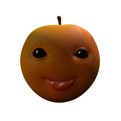 Cute Silly Niche AI Orange Head