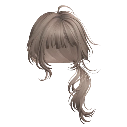 Light Brown Low Ponytail