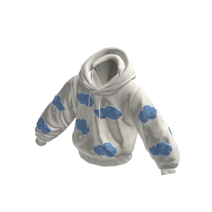 White Sky Cloud Hoodie