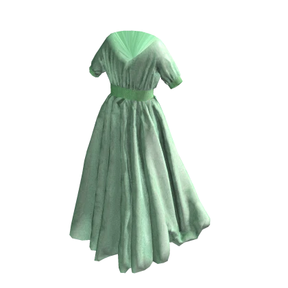 Cottage Core Dress in Sage Green