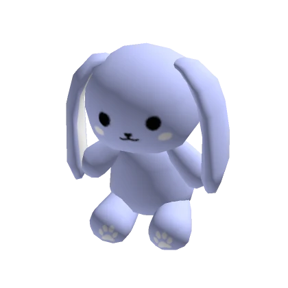 Adorable Huge Blue Bunny Plushie (Hand)