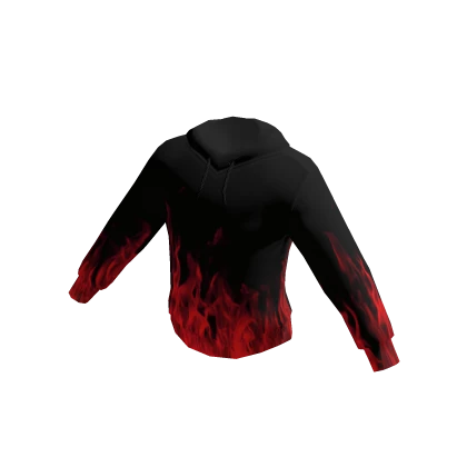 📍Red Fire Flame Hoodie