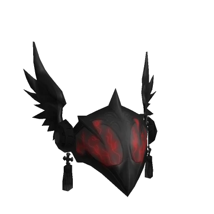 Angelic Winged Helm: Thy Red Storm