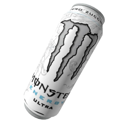 BIG Monster Energy Ultra Drink White Can