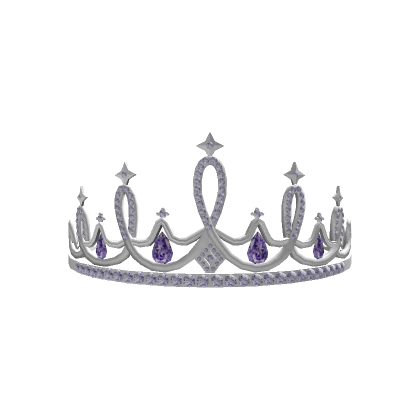 Twinkle Purple Diamond Tiara